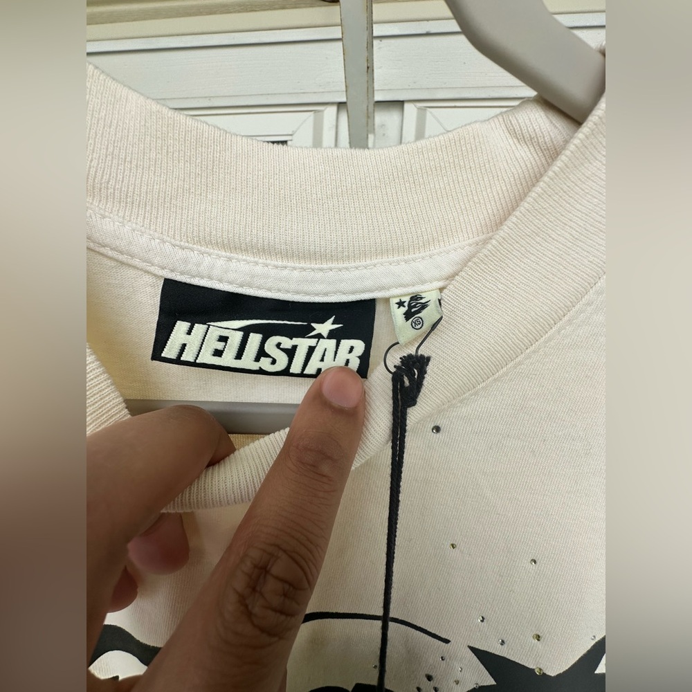 HELLSTAR Classic Rhinestone Tee - Picture 4 of 12
